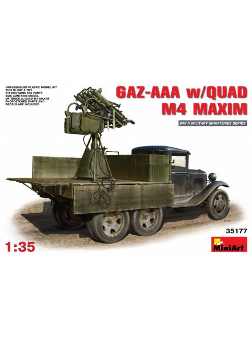 MiniArt - GAZ-AAA w/Quad M-4 Maxim