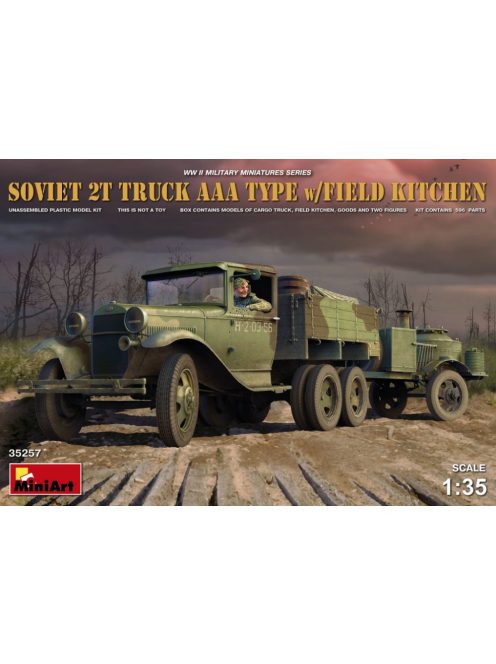 MiniArt - Soviet 2 t Truck AAA Type w/Field Kitche