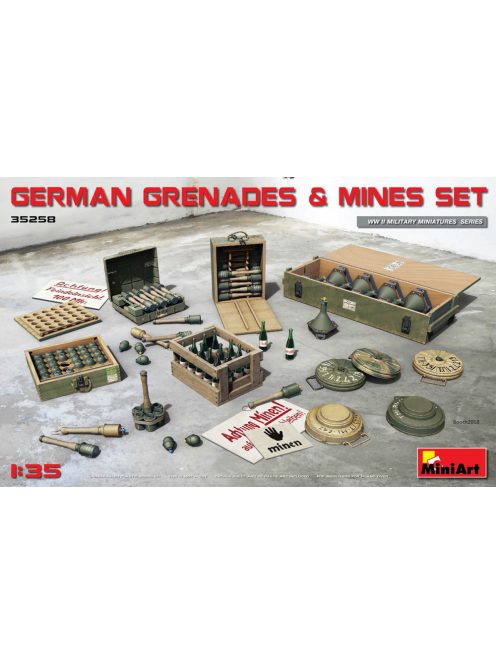 Miniart - German Grenades & Mines Set