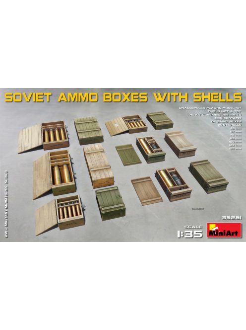 Miniart - Soviet Ammo Boxes w/Shells
