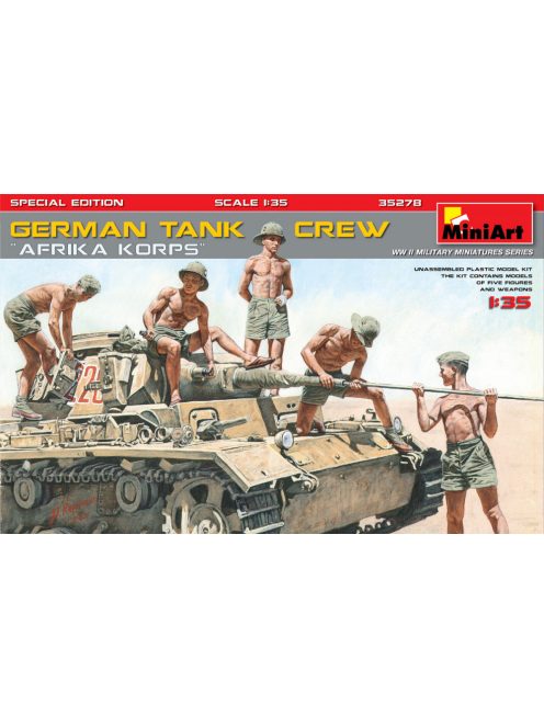 Miniart - German Tank Crew Afrika Korps Special Edition