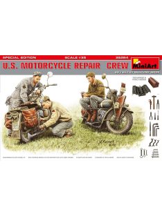 Miniart - U.S. Motorcycle Repair  Crew Special Edition