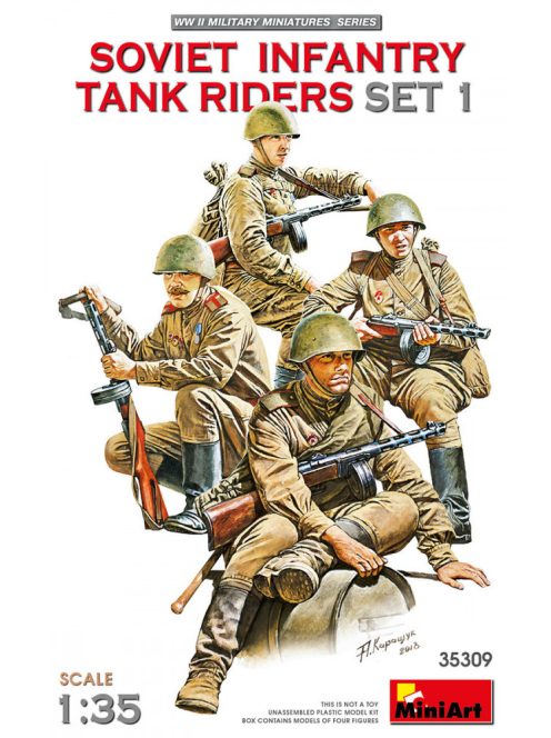 Miniart - Soviet Infantry Tank Riders Set 1