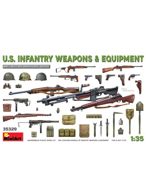 Miniart - U.S. Infantry Weapons & Equipment