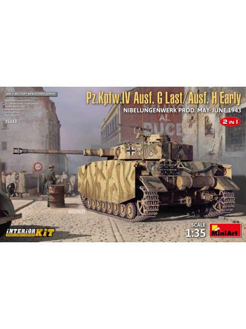 MiniArt - Pz.Kpfw.IV Ausf. G-Last/H-Early Nibelungenwerk Prod. (May-June 1943) 2in1 Interior Kit