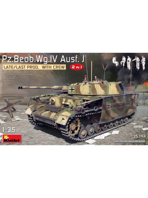 Miniart - Pz.Beob.Wg.IV Ausf. J Late/Last Prod. 2 in 1 w/Crew