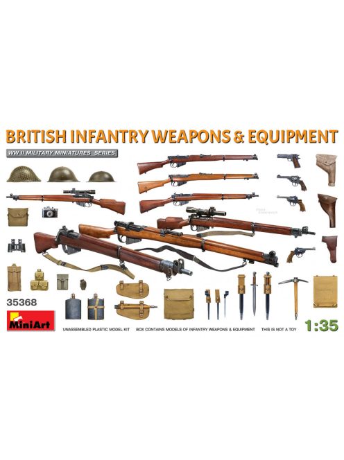 Miniart - British Infantry Weapons & Equipment
