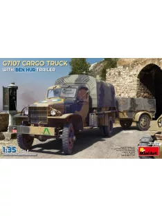 Miniart - G7107 Cargo Truck with "Ben Hur" Trailer