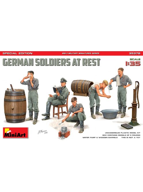 MiniArt - German Soldiers At Rest. Special Edition