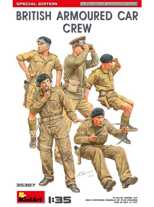 Miniart - British Armoured Car Crew.Special Edition