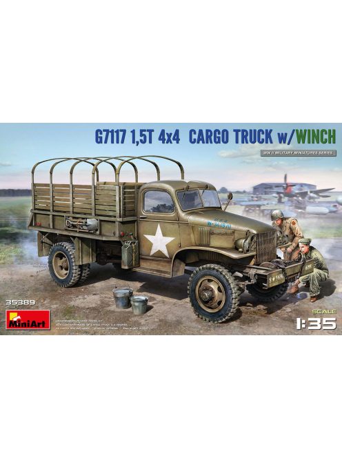 MiniArt - 1,5t 4x4 G7117 Cargo Truck w/Winch