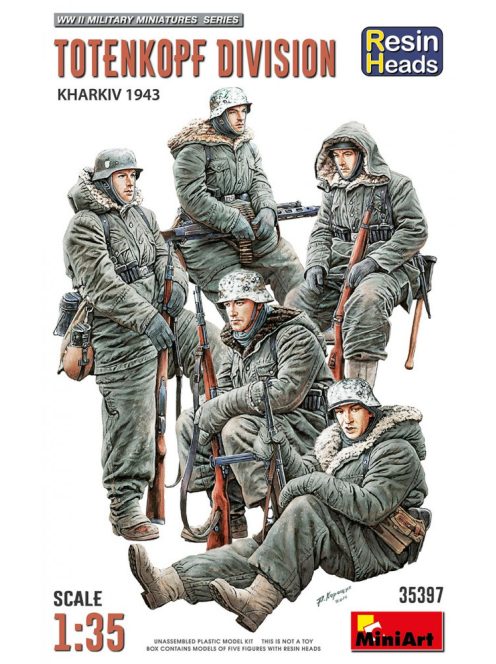 MiniArt - Totenkopf Division. Kharkov 1943. Resin Heads