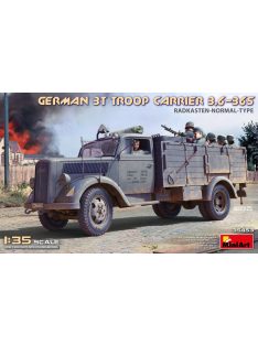   MiniArt - 1/35 GERMAN 3T TROOP CARRIER 3,6-36S RADKASTEN-NORMAL-TYPE