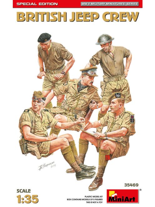 Miniart - British Jeep Crew. Special Edition