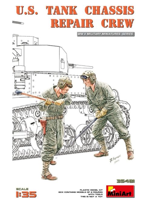 Miniart - U.S. Tank Chassis Repair Crew