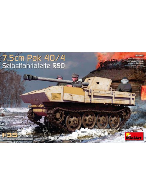 MiniArt - 1/35 7.5cm Pak 40/4. Selbstfahrlafette RSO