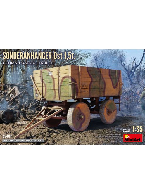 MiniArt - 1/35 Sonderanhanger Ost 1,5t. German Cargo Trailer