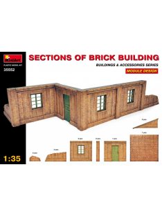 Miniart - Backstein-Gebäudeabschnitte (Module)