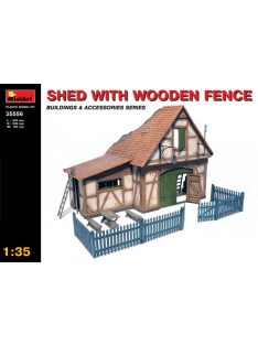 MiniArt -  Shed with Wooden Fence