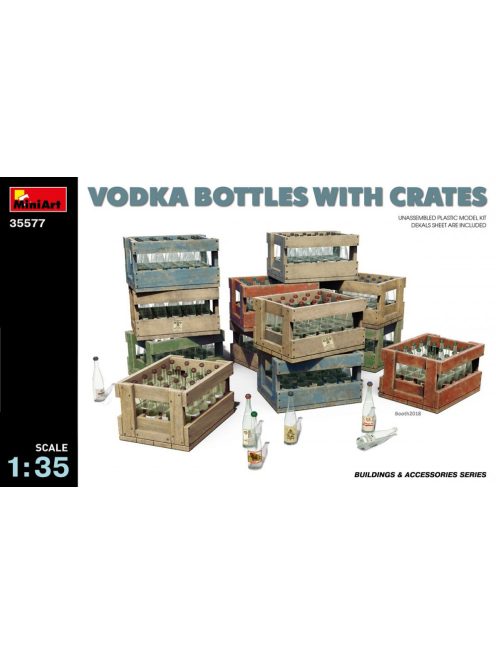 Miniart - Vodka Bottles with Crates