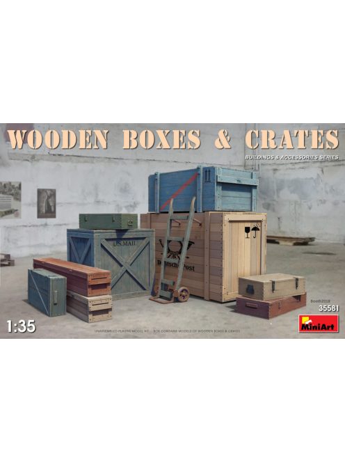 Miniart - Wooden Boxes & Crates