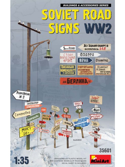 Miniart - Soviet Road Signs WW2