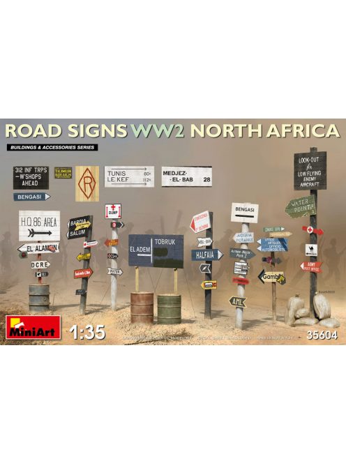MiniArt - Road Signs WW2 (N.Africa)