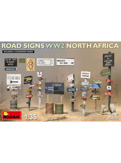 MiniArt - Road Signs WW2 (N.Africa)