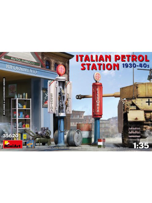 Miniart - Italian Petrol Station 1930-40s