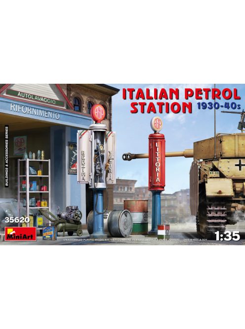 Miniart - Italian Petrol Station 1930-40s