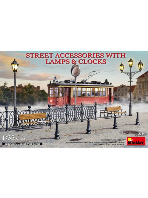 MiniArt - Street Accessories With Lamps & Clocks