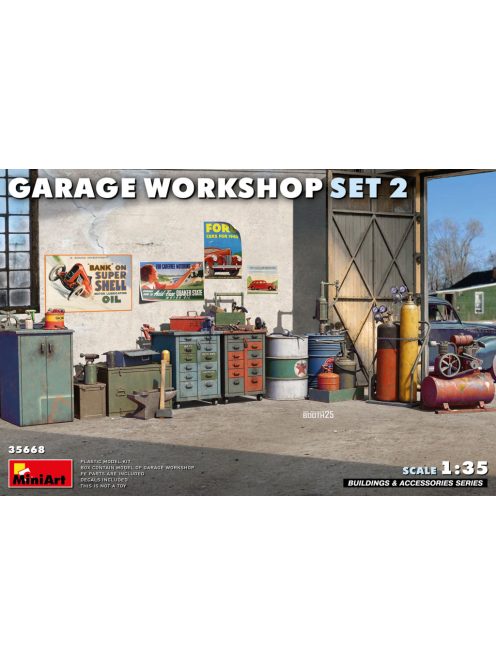 MiniArt - 1/35 Garage Workshop Set  #2