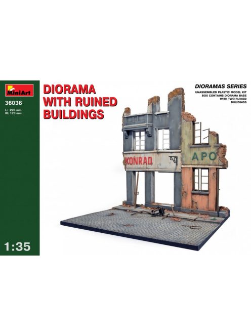 MiniArt - Diorama w/Ruined Buildings