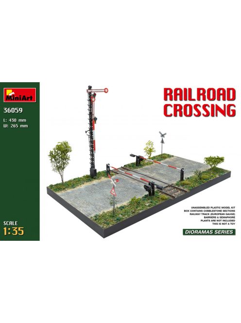 Miniart - Railroad Crossing
