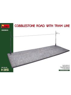 MiniArt - Cobblestone Road w/Tram Line (Injection Mold)
