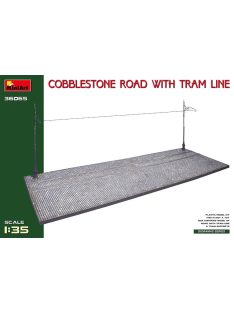 MiniArt - Cobblestone Road w/Tram Line (Injection Mold)