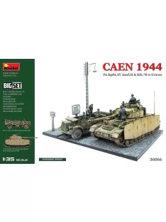   MiniArt - Caen 1944: Pz.Kpfw.IV Ausf.H & Kfz.70 w/Crews. Big Set