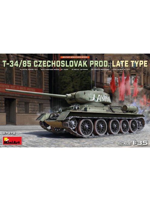 MiniArt - 1/35 T-34-85 CZECHOSLOVAK PROD. LATE TYPE