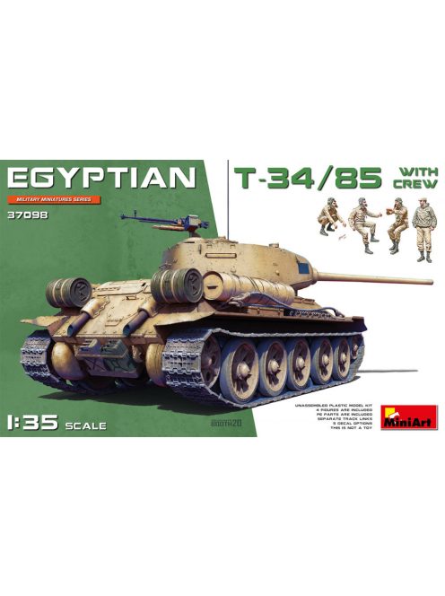 Miniart - Egyptian T-34/85 w/crew
