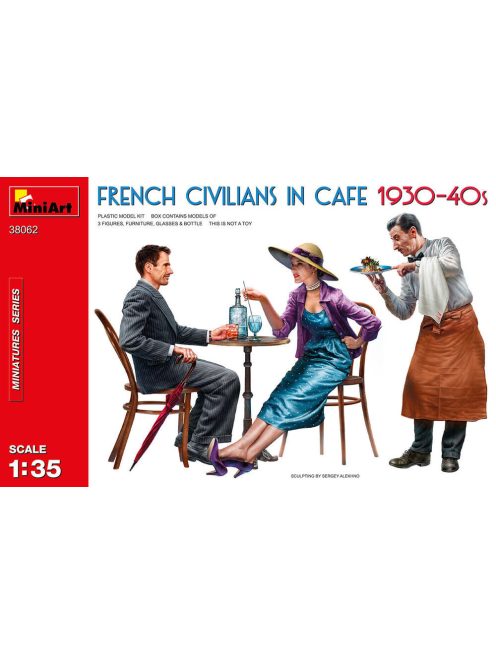 MiniArt - French Civilians in Cafe 1930-40s