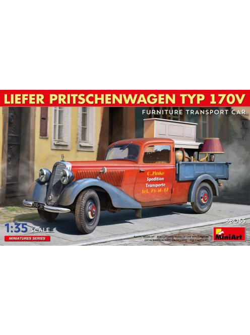 MiniArt - Liefer Pritschenwagen Typ 170V Furniture Transport Car