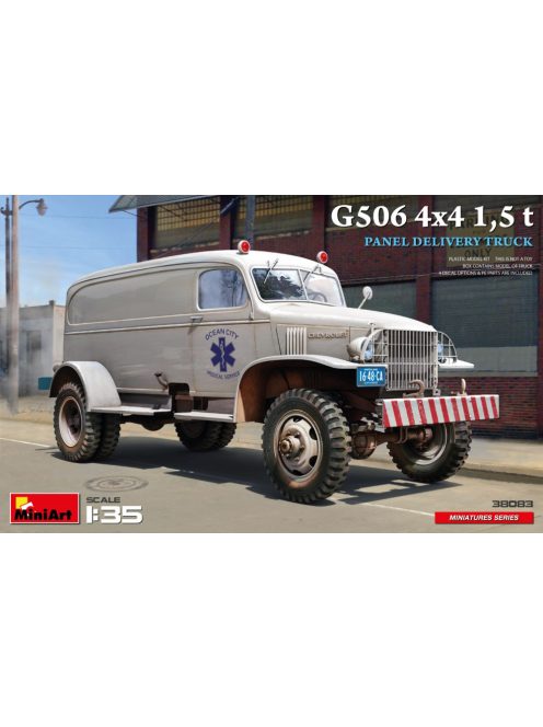 Miniart - G506 4x4 1,5 t Panel Delivery Truck