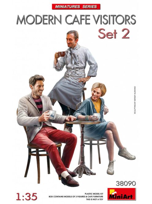 MiniArt - 1/35 Modern Cafe Visitors Set 2