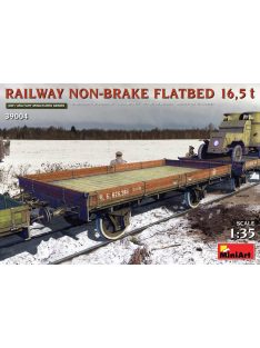 Miniart - Railway Non-brake Flatbed 16,5 t