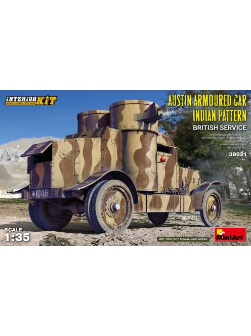 MiniArt - Austin Armoured Car Indian Pattern. British Service. Interior Kit