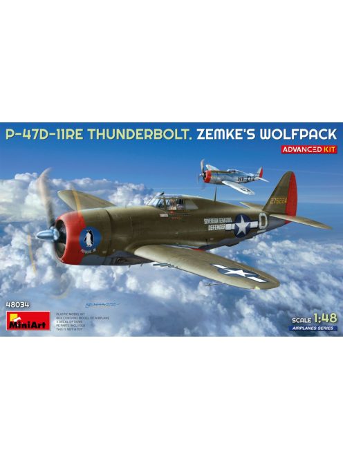 Miniart - P-47D-11RE Thunderbolt. Zemke's Wolfpack.  Advanced Kit
