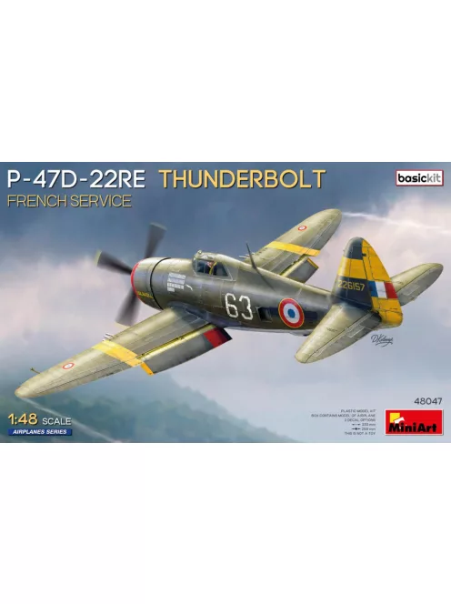 Miniart - P-47D-22RE Thunderbolt. French Service. Basic Kit