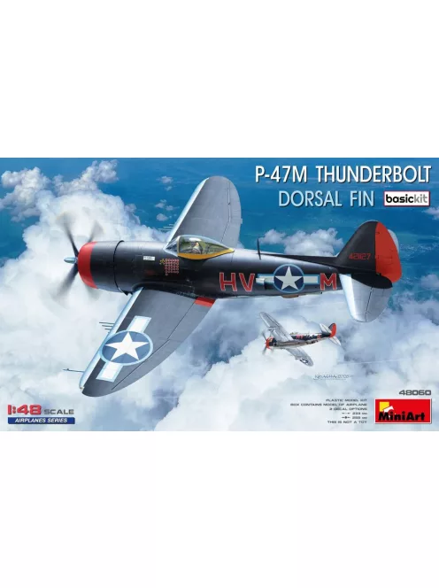 Miniart - P-47M Thunderbolt. Dorsal Fin. Basic Kit 