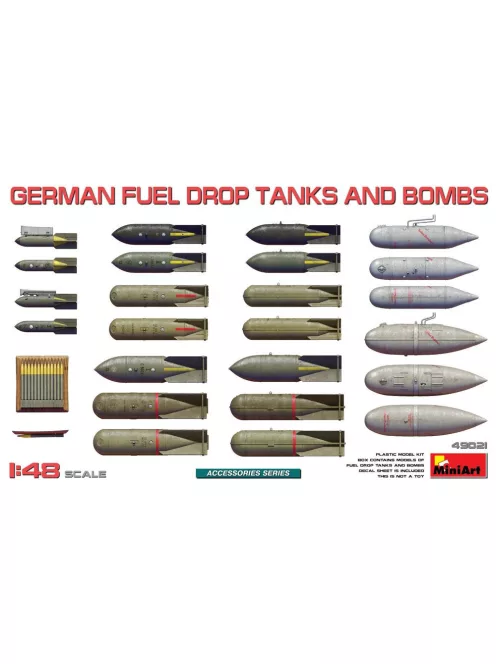 Miniart - German Fuel Drop Tanks and Bombs
