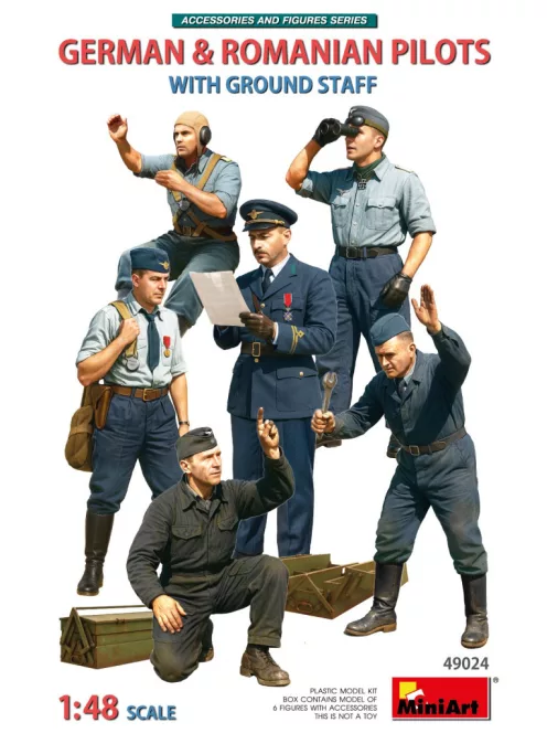 Miniart - German & Romanian Pilots w/Ground Staff